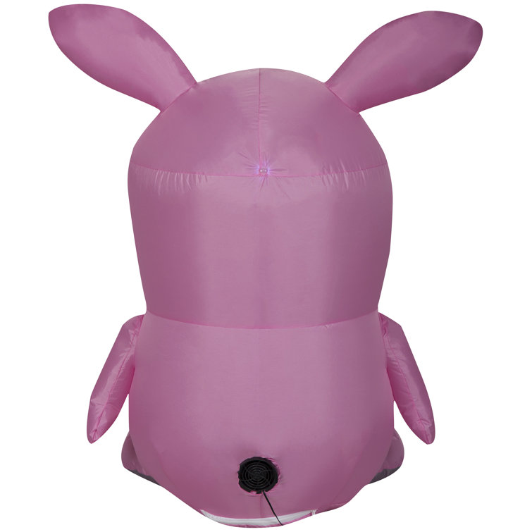 Gemmy Industries Minions Stuart in Pink Bunny Suit Inflatable